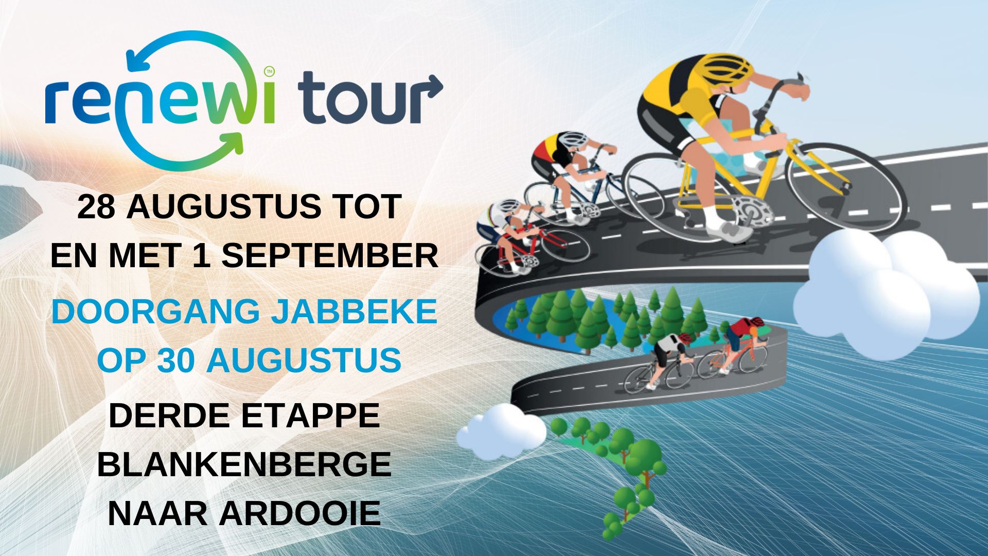 DOORTOCHT RENEWI TOUR 2024 OP 30 AUGUSTUS